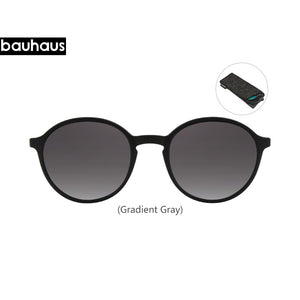 Bauhaus Brand Classic Clip On Sunglasses Men Women Magnet Eyewear Glasses Frames ultem Optical Glasses Frame