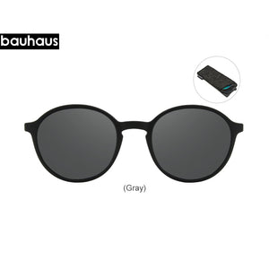 Bauhaus Brand Classic Clip On Sunglasses Men Women Magnet Eyewear Glasses Frames ultem Optical Glasses Frame