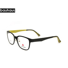 Load image into Gallery viewer, Bauhaus Frame Eyeglasses Frames Men prescription ultem Male Fashionable Spectacle Frames Optical Glasses Black