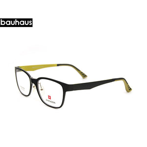 Bauhaus Frame Eyeglasses Frames Men prescription ultem Male Fashionable Spectacle Frames Optical Glasses Black