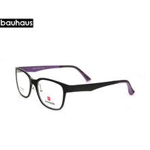 Load image into Gallery viewer, Bauhaus Frame Eyeglasses Frames Men prescription ultem Male Fashionable Spectacle Frames Optical Glasses Black