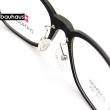 Load image into Gallery viewer, Bauhaus Frame Eyeglasses Frames Men prescription ultem Male Fashionable Spectacle Frames Optical Glasses Black