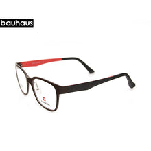 Load image into Gallery viewer, Bauhaus Frame Eyeglasses Frames Men prescription ultem Male Fashionable Spectacle Frames Optical Glasses Black