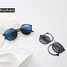 Load image into Gallery viewer, Bauhaus Magnetic Sunglasses Polarized Sunglasses Myopia glasses frame five color Optical ULTEM Eyewear