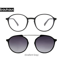 Load image into Gallery viewer, Bauhaus Magnetic Sunglasses Polarized Sunglasses Myopia glasses frame five color Optical ULTEM Eyewear
