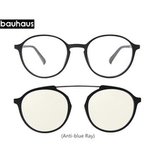 Load image into Gallery viewer, Bauhaus Magnetic Sunglasses Polarized Sunglasses Myopia glasses frame five color Optical ULTEM Eyewear