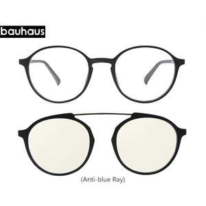 Bauhaus Magnetic Sunglasses Polarized Sunglasses Myopia glasses frame five color Optical ULTEM Eyewear