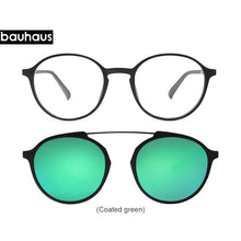 Load image into Gallery viewer, Bauhaus Magnetic Sunglasses Polarized Sunglasses Myopia glasses frame five color Optical ULTEM Eyewear