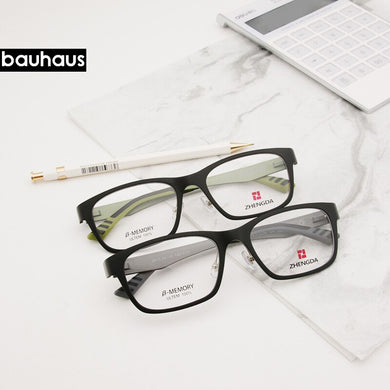 Bauhaus Ultralight ultem  Myopia Optical Glasses Frame Men Full Frame Rectangle Prescription Eyeglasses Frame