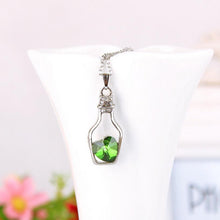 Load image into Gallery viewer, Beautiful Women Necklace Fashion Popular Crystal Necklace Love Drift Bottles Jewelry Accessories Gift Torque Fabulous Pendientes