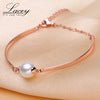 Load image into Gallery viewer, Beautiful ankel bracelets 925 sterling silver bracelet,wedding natural pearl bracelet jewelry birthd gift mother