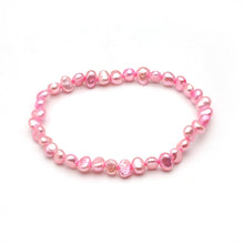 Carica l'immagine nel visualizzatore di Gallery, Beautiful natural pearl bracelet,adjustable bohemia bracelet pearl strands girl fashion birthd gift
