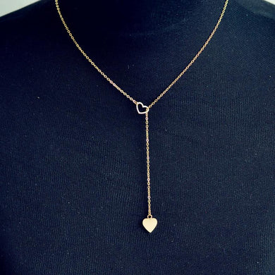 Beauty Charm Women Necklace Jewelry Stainless Steel Choker Three Heart Pendant Chain Necklace Fantastic Torque Ornaments Chokers