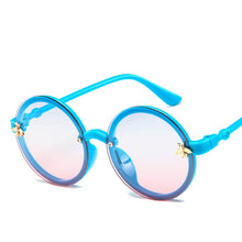 Load image into Gallery viewer, Bee Round Sunglasses Boy Classic Girl Cartoon Little Bee Big Frame Sun Glasses Children Eyewear UV400