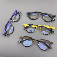 Load image into Gallery viewer, Belight Optical ANNE ET VALENTIN Eyewear Handmade Craft Women Men Acetate Prescription Vintage Eyeglasses Spectacle Frame 0139