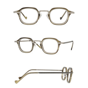 Belight Optical Japan Design ANNE ET VALENTIN Prescription Vintage Retro Square Shape Eyeglasses Spectacle Frame Eyewear M7
