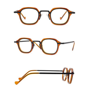 Belight Optical Japan Design ANNE ET VALENTIN Prescription Vintage Retro Square Shape Eyeglasses Spectacle Frame Eyewear M7