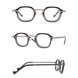 Belight Optical Japan Design ANNE ET VALENTIN Prescription Vintage Retro Square Shape Eyeglasses Spectacle Frame Eyewear M7