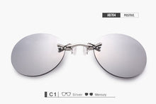 Load image into Gallery viewer, Belight Optical Matrix Morpheus Round Rimless Sunglasses Men Classic Clamp Nose Sun Glasses Mens Mini Frameless Brand Design