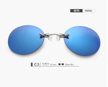 Load image into Gallery viewer, Belight Optical Matrix Morpheus Round Rimless Sunglasses Men Classic Clamp Nose Sun Glasses Mens Mini Frameless Brand Design