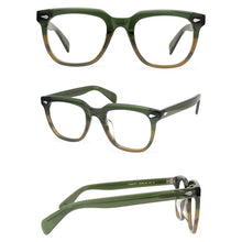 Load image into Gallery viewer, Belight Optical  Fancy Vintage Retro Acetate with Rivet Big Spectacle Frame Precription Lens Eyeglasses YONTIF 9571