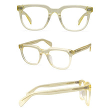 Load image into Gallery viewer, Belight Optical  Fancy Vintage Retro Acetate with Rivet Big Spectacle Frame Precription Lens Eyeglasses YONTIF 9571