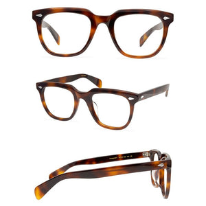 Belight Optical  Fancy Vintage Retro Acetate with Rivet Big Spectacle Frame Precription Lens Eyeglasses YONTIF 9571