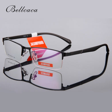 Bellcaca Spectacle Frame Men Eyeglasses Computer Myopia Optical Prescription Eye Glasses Frame For Male Clear Lens Eyewear BC605
