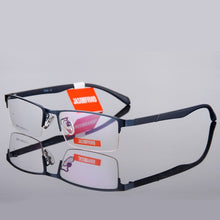 Load image into Gallery viewer, Bellcaca Spectacle Frame Men Eyeglasses Computer Myopia Optical Prescription Eye Glasses Frame For Male Clear Lens Eyewear BC605