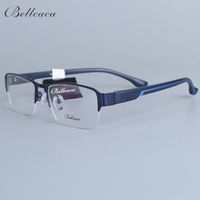 Load image into Gallery viewer, Bellcaca Spectacle Frame Men Eyeglasses Nerd Computer Optical Transparent Clear Lens Eye Glasses Frame For Male Eyewear 12006