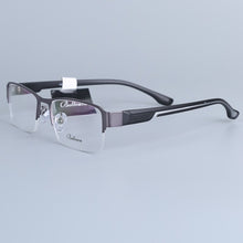 Load image into Gallery viewer, Bellcaca Spectacle Frame Men Eyeglasses Nerd Computer Optical Transparent Clear Lens Eye Glasses Frame For Male Eyewear 12006