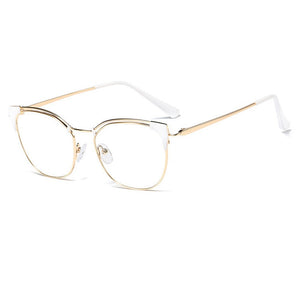 Belmon Cat Eye Spectacle Frame Women Eyeglasses Computer Prescription Optical For Female Eyewear Clear Lens Glasses Frame