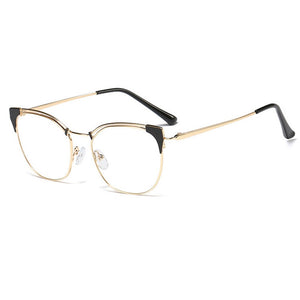 Belmon Cat Eye Spectacle Frame Women Eyeglasses Computer Prescription Optical For Female Eyewear Clear Lens Glasses Frame