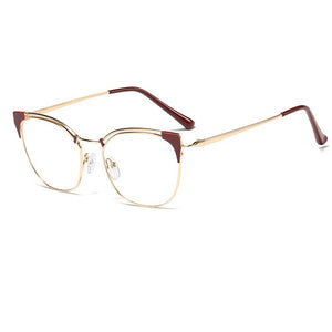 Belmon Cat Eye Spectacle Frame Women Eyeglasses Computer Prescription Optical For Female Eyewear Clear Lens Glasses Frame