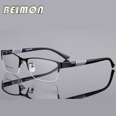 Belmon Spectacle Frame Men Eyeglasses Korean Nerd Computer Prescription Optical For Male Eyewear Clear Lens Glasses Frame RS077