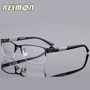 Belmon Spectacle Frame Men Eyeglasses Korean Nerd Computer Prescription Optical For Male Eyewear Clear Lens Glasses Frame RS077