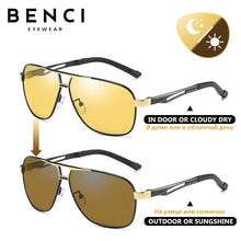 Load image into Gallery viewer, Benci Brand Photochromic Sunglasses Polarized Men Sunglasses HD Day&amp;Night Vision Goggle Women Driving Glasses Oculos zonnebril