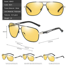 Load image into Gallery viewer, Benci Brand Photochromic Sunglasses Polarized Men Sunglasses HD Day&amp;Night Vision Goggle Women Driving Glasses Oculos zonnebril