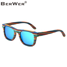 Carica l&#39;immagine nel visualizzatore di Gallery, BerWer 2023 Men Women Cool Wooden Sunglasses Polarized Sunglasses For