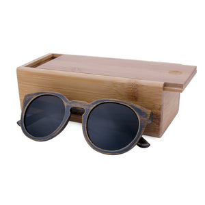 BerWer Occhiali da sole in bambù con montatura rotonda 2023 Occhiali da sole in legno Uomo Donna Occhiali da sole 