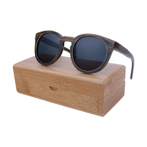 BerWer Occhiali da sole in bambù con montatura rotonda 2023 Occhiali da sole in legno Uomo Donna Occhiali da sole 