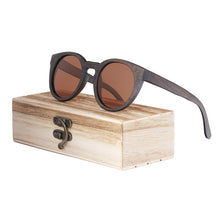Load image into Gallery viewer, BerWer Sun glasses for men and women polarized wooden sunglasses  bamboo frame in stock