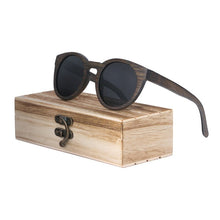 Load image into Gallery viewer, BerWer Sun glasses for men and women polarized wooden sunglasses  bamboo frame in stock