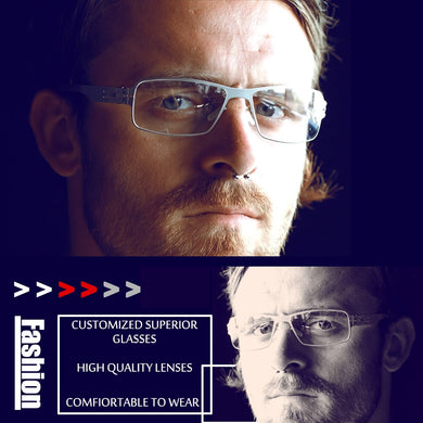 Berlin Brand  Screwless Glasses Frame Hand-made Men Women Stainless Steel Prescription Reading Computer Eyeglasses