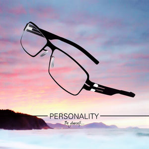 Berlin Brand  Screwless Glasses Frame Hand-made Men Women Stainless Steel Prescription Reading Computer Eyeglasses