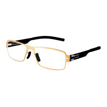 Carica l&#39;immagine nel visualizzatore di Gallery, Berlin Brand  Screwless Glasses Frame Hand-made Men Women Stainless Steel Prescription Reading Computer Eyeglasses