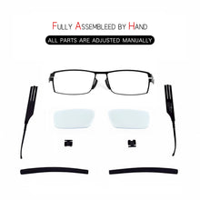 Load image into Gallery viewer, Berlin Brand Square Eyeglasses Handmade Ultra-light Gafas Screwless Glasses Prescription Reading frame With Original Box