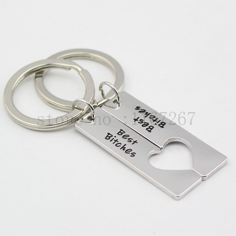 Best Bitches Keychains, Best Friend Keychains &necklace, Anniversary Gift, Girlfriends Keychains, Birthd Gift for Friend