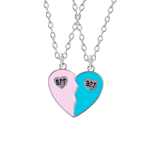 Best Friend Necklace Women Heart Tai Chi Crown Couple Pendants Best Friends Forever Necklaces  BFF Friendship Jewelry Choker