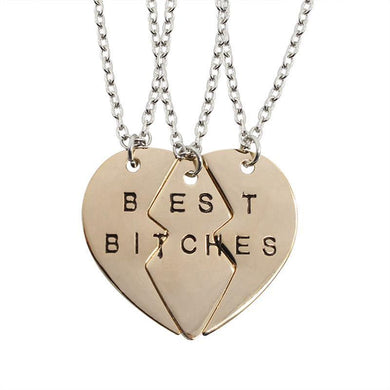 Best Friend Pendant Necklace Women BFF Best Friends Forever Key Tai Chi Animal Heart Necklaces Pendants Xmas Gifts Collier Femme